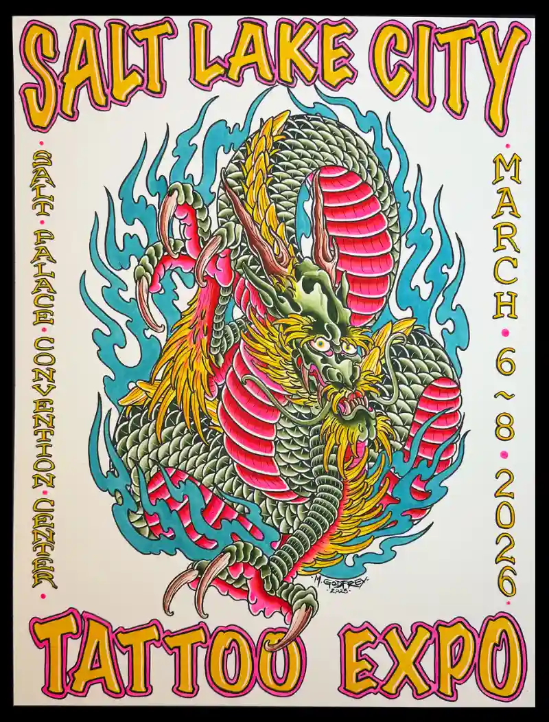Salt Lake City Tattoo Expo Poster