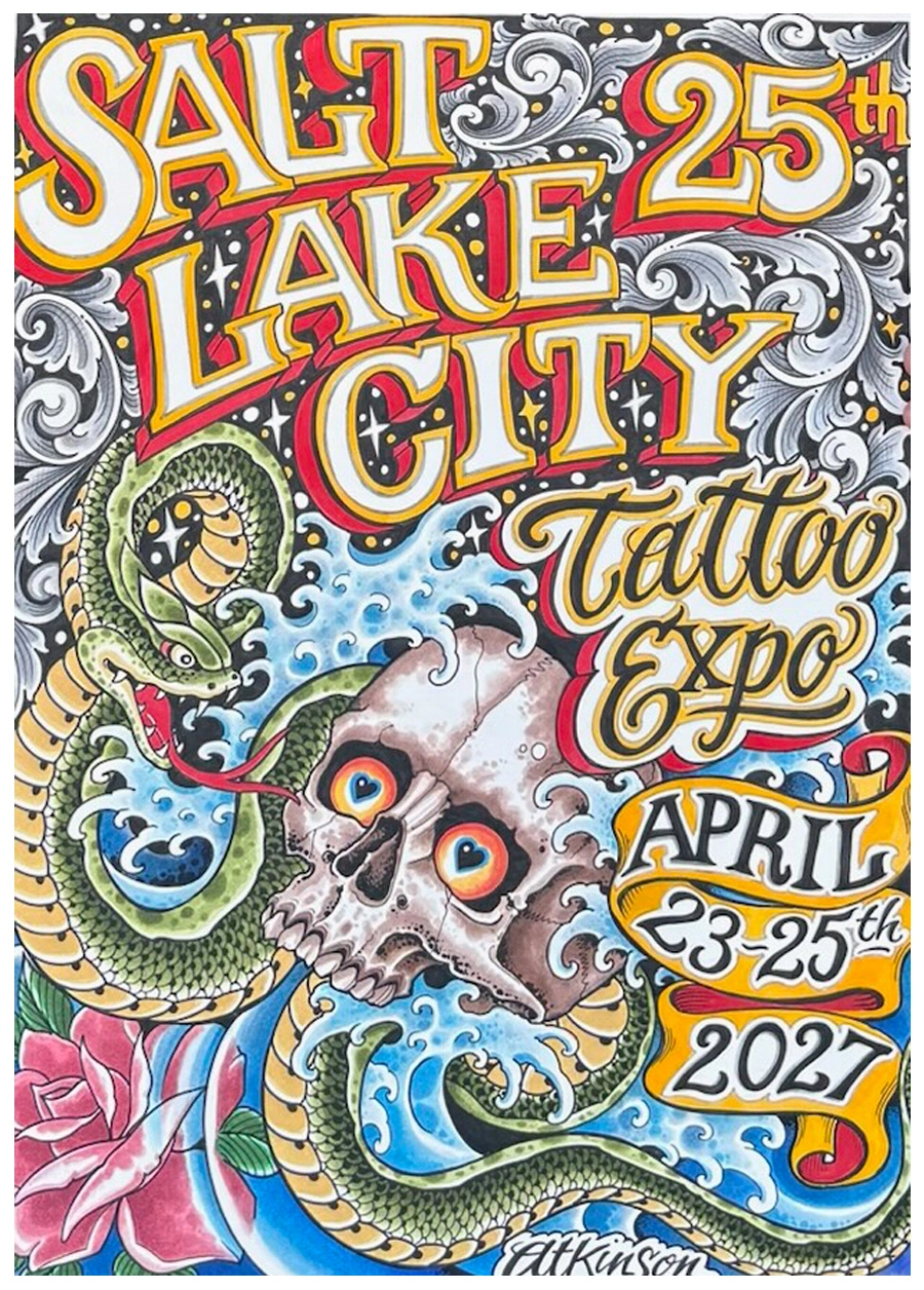 Salt Lake City Tattoo Expo Poster
